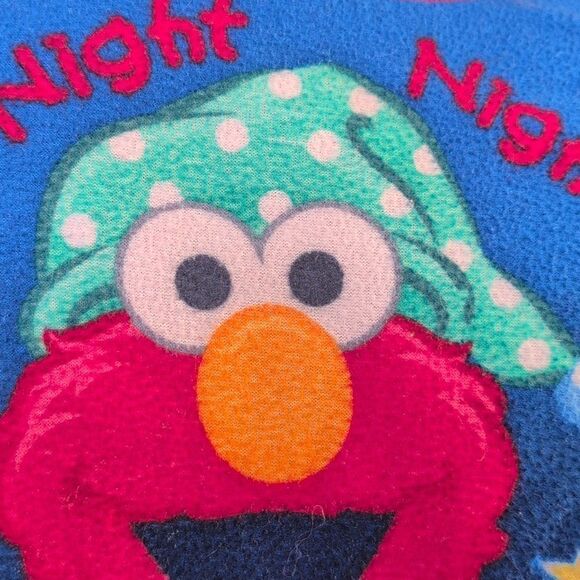 Sesame Street Elmo infant Y2K red & blue fleece pajama set size 24 months - Picture 5 of 5